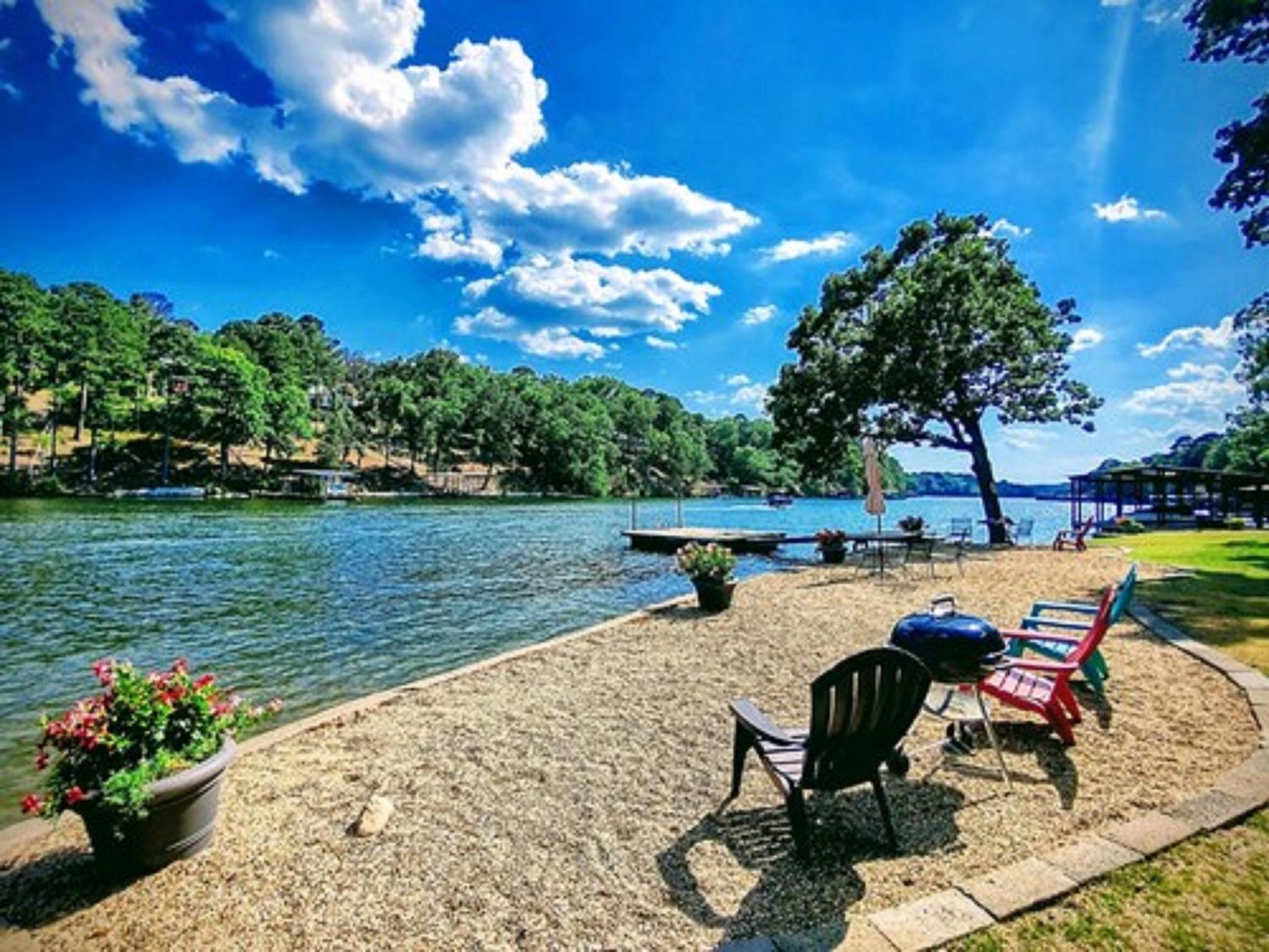 هوت سبرنغز Edgewater Resort Cottage #1 المظهر الخارجي الصورة
